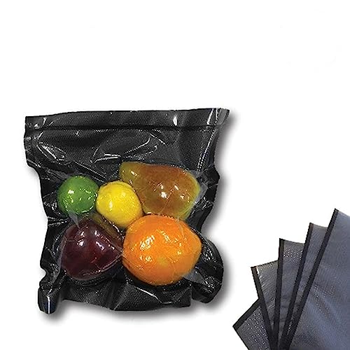 NatureVAC Black & Clear Vacuum Sealer Bags for Food 15