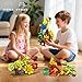 HOGOKIDS 3 in 1 Flowers Frog Parrot Lizard Building Set - Botanical & Animals Figures Building Toy for Home Office Art Decor Display Transforms Model Learning Gift for Adults Kids Boys Girls(672PCS)