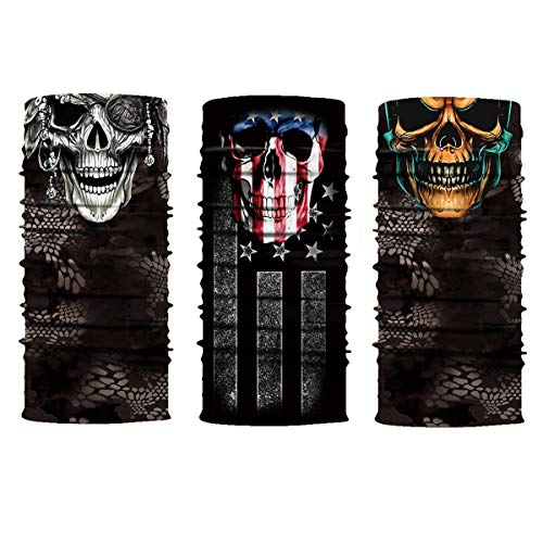 Chirsm 3Pcs 3D Animal Ski Mask Cycling Snowboard Scarf Neck Warmer Face Mask