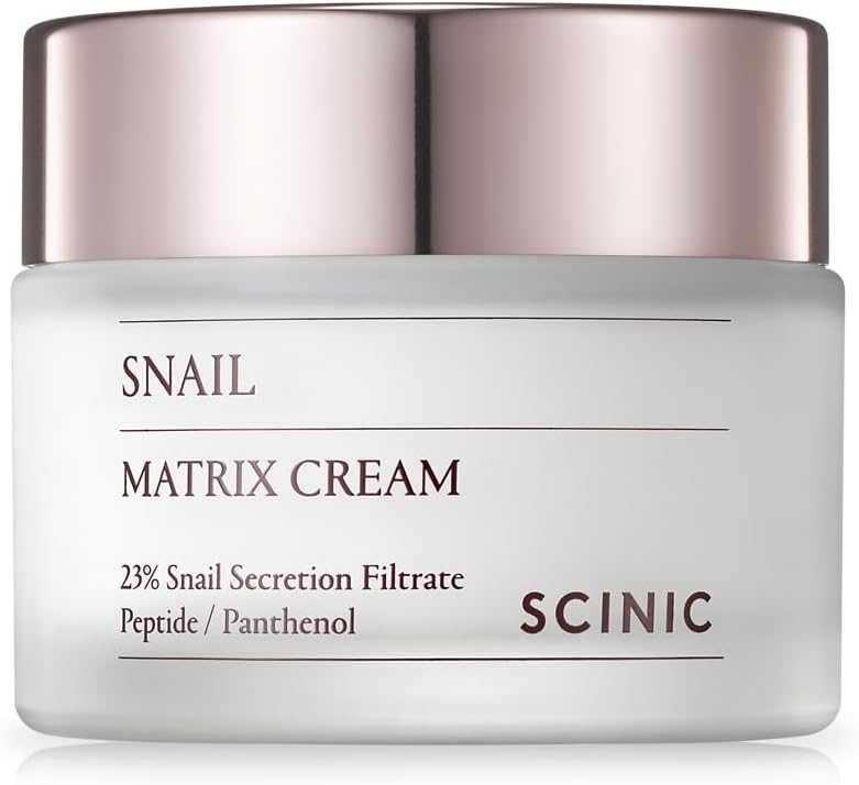 SCINIC Snail Matrix Cream All Skin Types Women Hypoallergenic Moisture (50ml) / high moisture, high elasticity, snail, nutrient-rich, korean cream