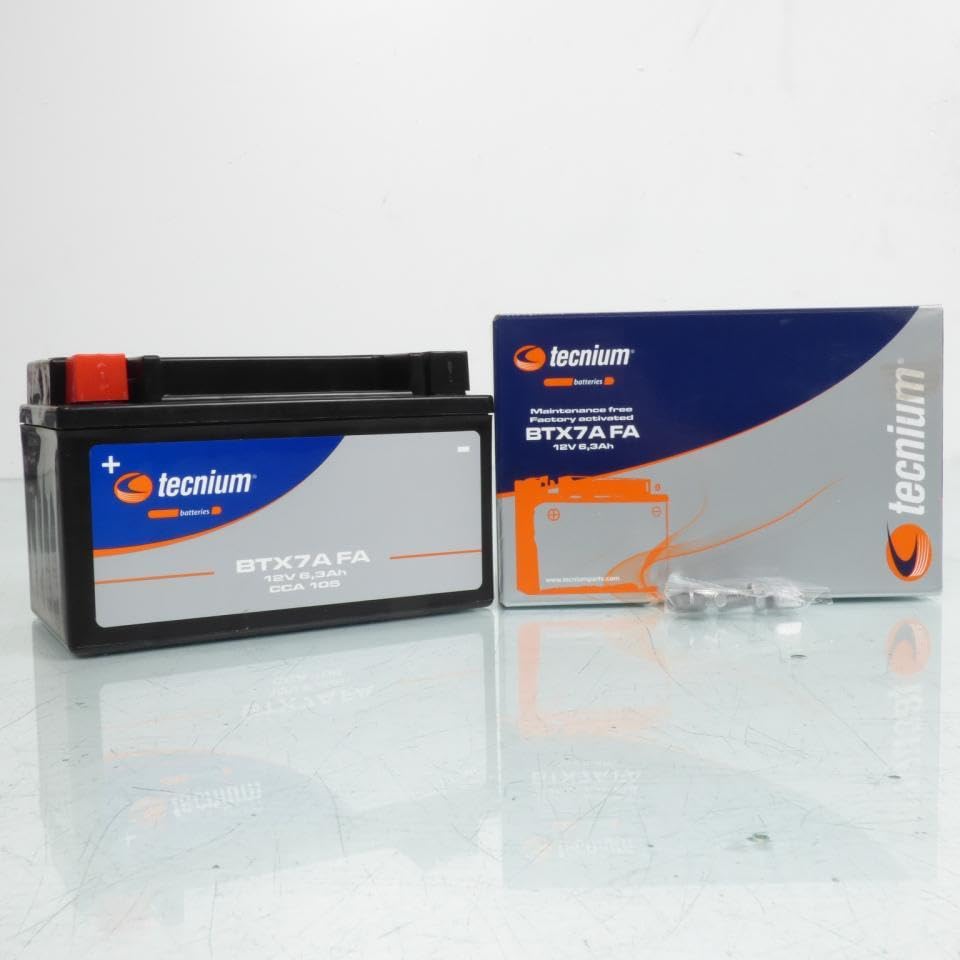 Batteria SLA Tecnium per Scooter Kymco 125 People One I E4 2016-2019 YTX7A-BS / 12V 6Ah