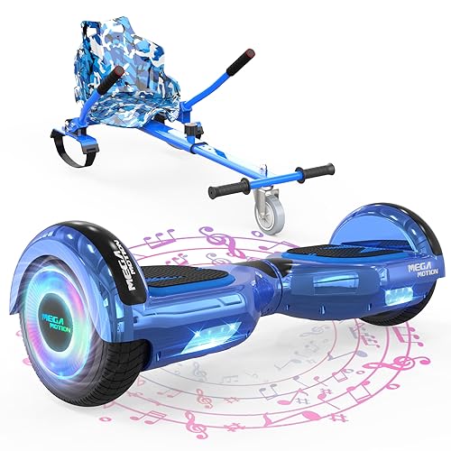 MEGA MOTION Hoverboards mit Hoverkart für Kinder, 6.5 Zoll Hoverboards mit...