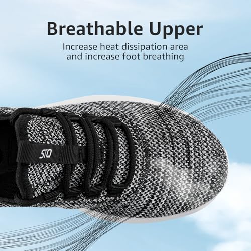 Image of STQ Womens Slip On Sneakers Tennis Walking Orthopedic Shoes Breathable Athletic Gym Workout Cross Training Sneakers