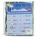 Brybelly Casino Night 2-in-1 Blackjack and Roulette Table Felt Only- Green Felt Double Sided Casino Tabletop Gaming Mat- 72