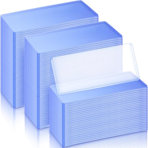 Yexiya 600 Pcs Dollar Bill Holders PVC Currency Holder Transparent Bill Sleeves Protector Case Supplies, 6.9 x 2.95 Inch
