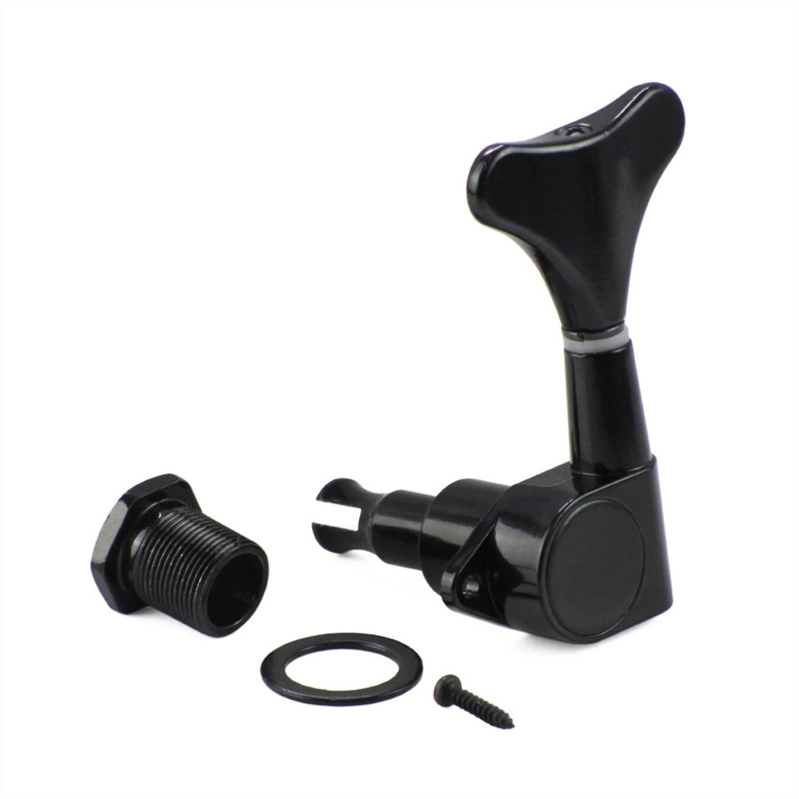 FLFL meccaniche per Chitarra Nero 2 Pz. 1L1R. Sintonizzatori per Chitarra Elettrica Sigillata Sintonizzatori A Testa di Sintonizzazione Tuning Pegs Keys