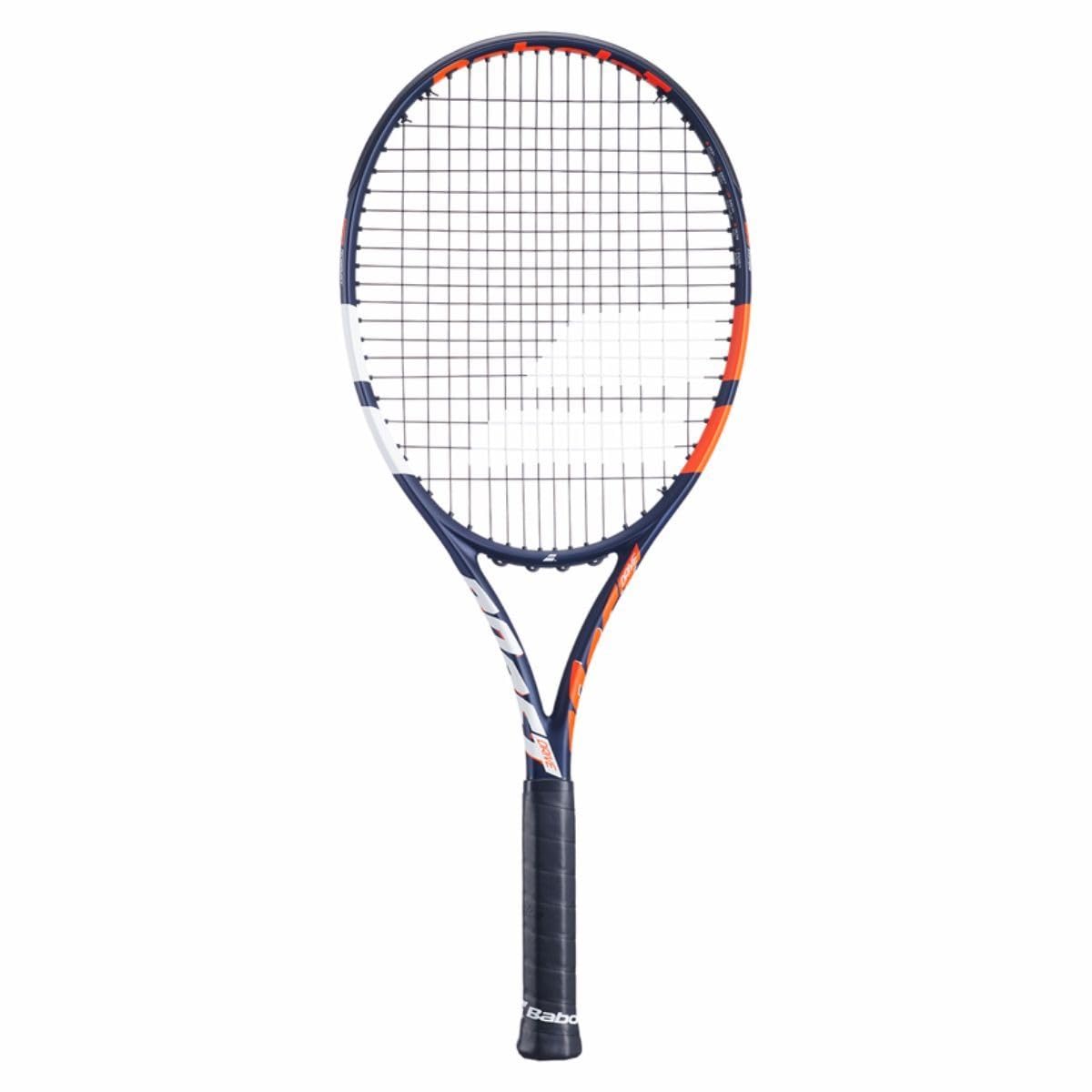 Boost Drive Pre Strung Tennis Racquet (Blue/Orange/White, 4 0/8)