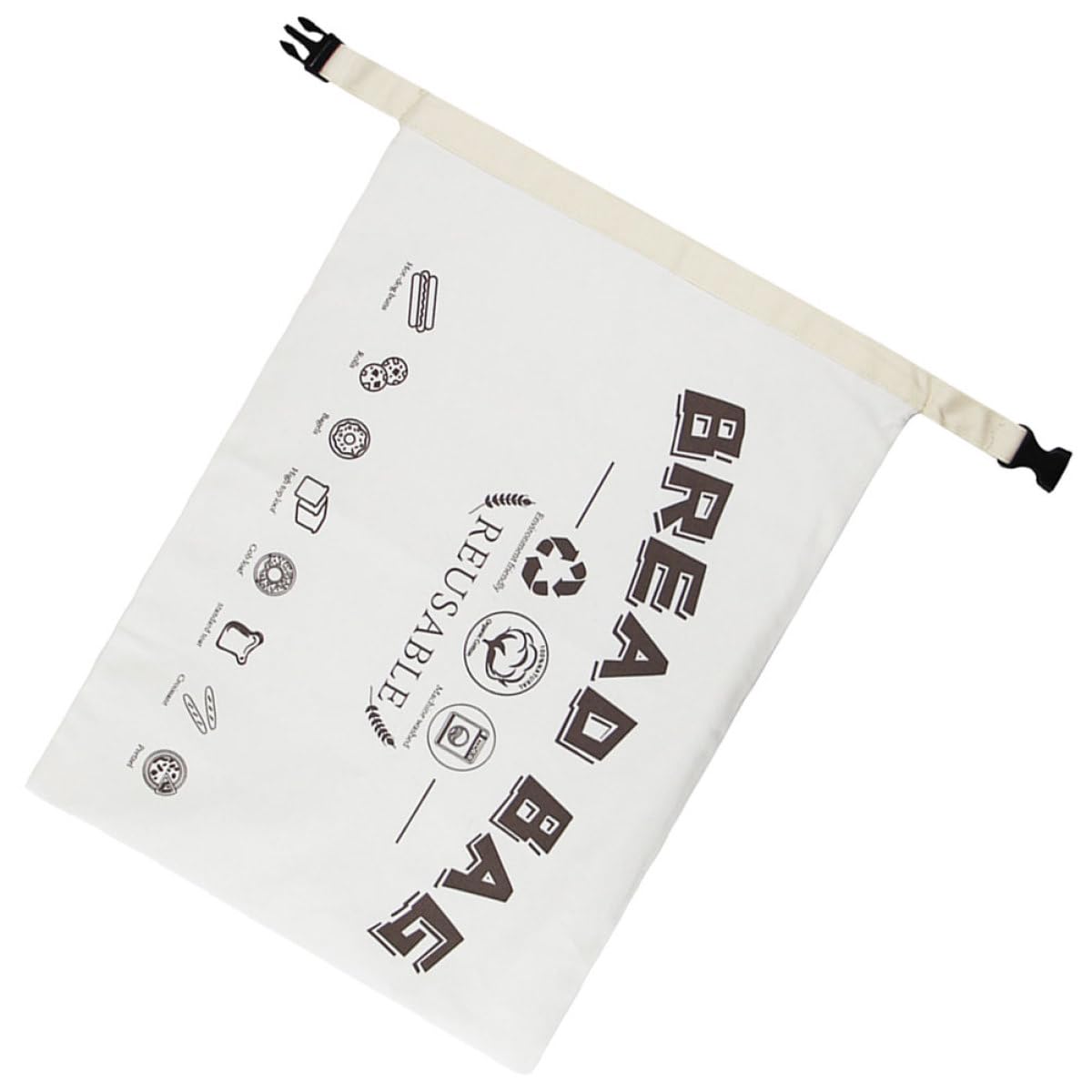Bolsa para almacenamiento de pan grande de algodón y TPU reutilizable para pasteles
