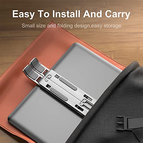 Base portátil ajustable para laptops aluminio plegable miniatura 4