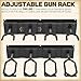 XDOVET 8-Slot Gun Rack for Wall, Adjustable Indoor Wall Mount Gun Rack, Heavy Duty Steel Vertical Gun Display Suitable for Rifles, Shotguns and Sniper Rifles Storage
