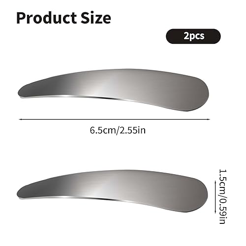 Miniatura 2 de 2 mini espátulas cosméticas de metal, espátulas de maquillaje, espátula para el cuidado de la piel, espátula de crema, accesorios de belleza para