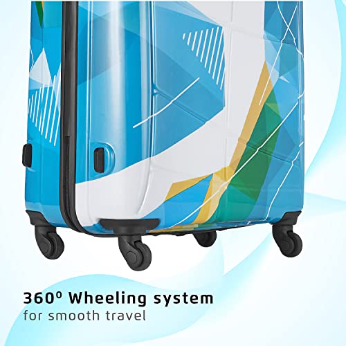 Image of Safari Luma 77 Cms Large Check-in Trolley Bag Hard Case Polycarbonate 4 Wheels 360 Degree Wheeling System Luggage, Trolley Bags for Travel, Suitcase for Travel, Multicolour