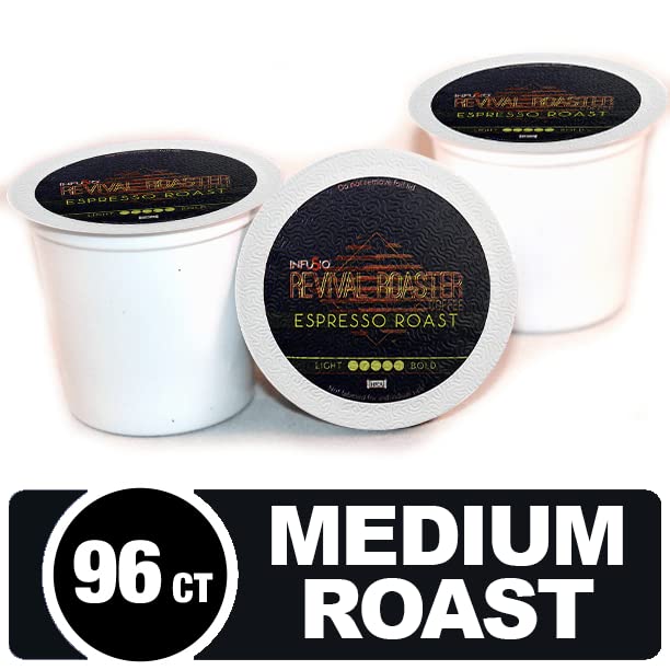 Miniatura 2 de 96 unidades Espresso Roast, (café tostado oscuro) Cápsulas de café de una sola porción para cafeteras Keurig K Cup - Café tostado gourmet InfuSio