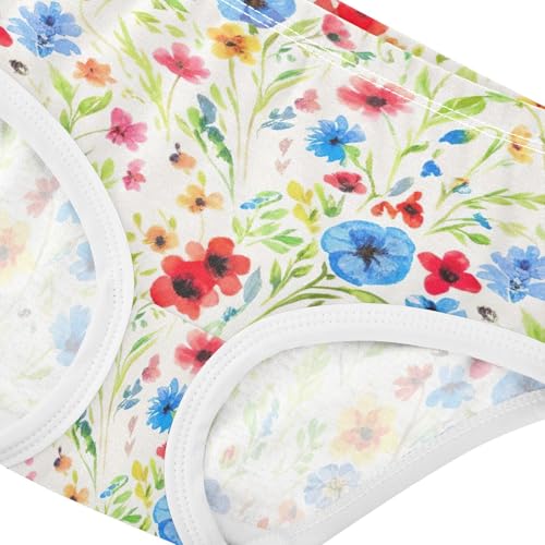 Wildflowers Pastel Girls Underwear Toddler 2t Cotton Little Girl Panties Fun Briefs Underpants4