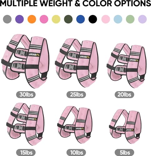 Image of APEXUP Weighted Vest Men Women, Weight Vest for Women Workout Equipment for Strength Training Running