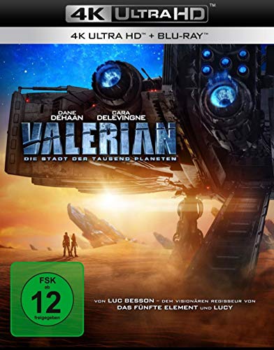 Valerian – Die Stadt der tausend Planeten (4K Ultra HD) + (Blu-ray)*