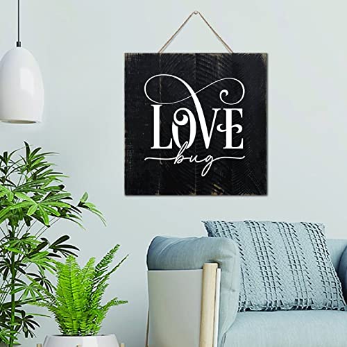 Panneau mural en bois 30x30 cm pour décoration de chambre et bureau