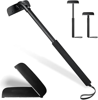 Eliminador de vello de espalda para hombres, afeitadora de espalda para hombres con mango elástico, recortador de vello corporal, afeitadora ergonómica para el pelo en húmedo o en seco, cuchillas