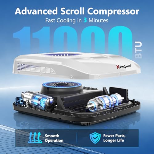 Xenjum 11000BTU 12V RV Air Conditioner