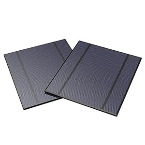 ALLPOWERS 2.5W 5V / 500mAh Mini Gekapselte Solarzelle Epoxy Solarmodul DIY Batterieladegerät Kit für Batterie Power LED 130x150mm