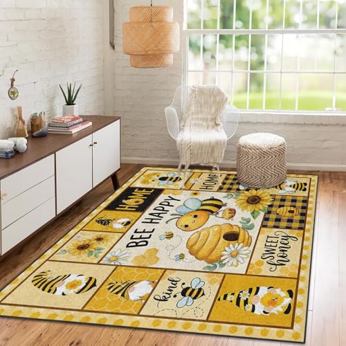 Tapete 5'x7' Lavable con Resistencia a Manchas y Antideslizante miniatura 4