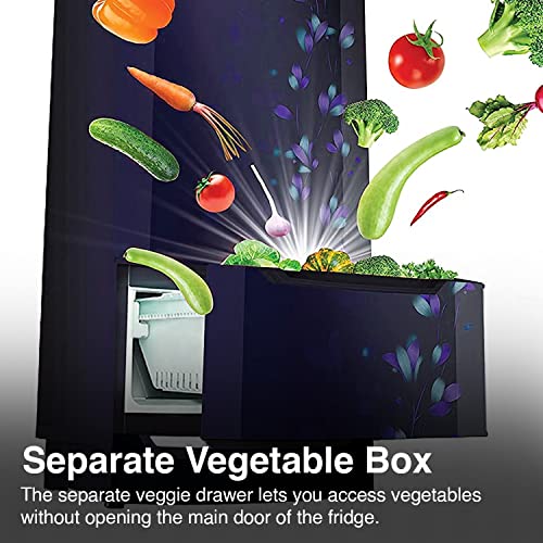 Image of Godrej 255 L 3 Star Inverter Direct-Cool Single Door Refrigerator Appliance (RD EDGEDUO 270C 33 TDI JD PR, Jade Purple, Base stand with drawer, Separate Vegetable Box)