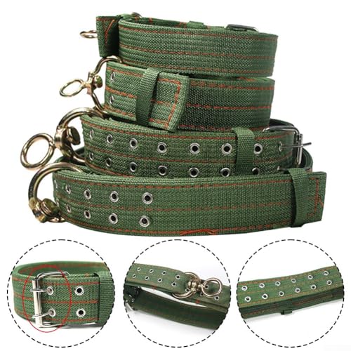 Robustes Rinderhalsband mit robuster Metallschnalle zum sicheren Zurückhalten von Nutztieren (kleines Kuhhalsband)