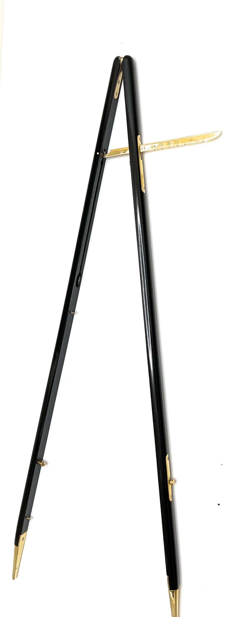 Uniform Store London Pace Stick R316 Militär-Wächter-Racing, Premium-Serie, schwarz, Federschloss, 91,4 cm lang, Schwarz , 6