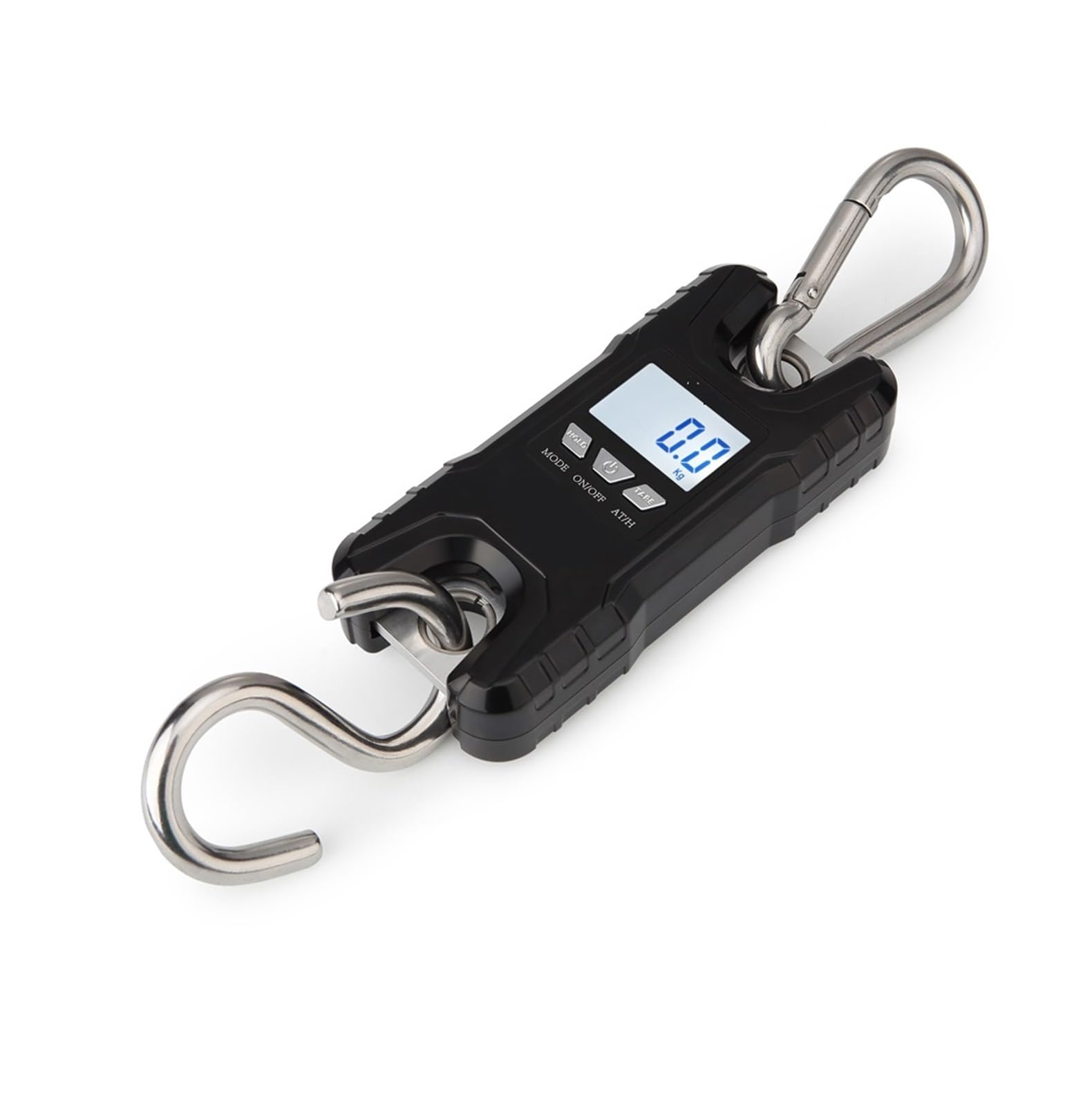 Báscula de grúa industrial de servicio pesado Báscula de grúa de 500kg/100g, báscula colgante Industrial de alta resistencia de 0,2 kg-500kg, báscula electrónica Digital LCD con gancho de acero inoxid