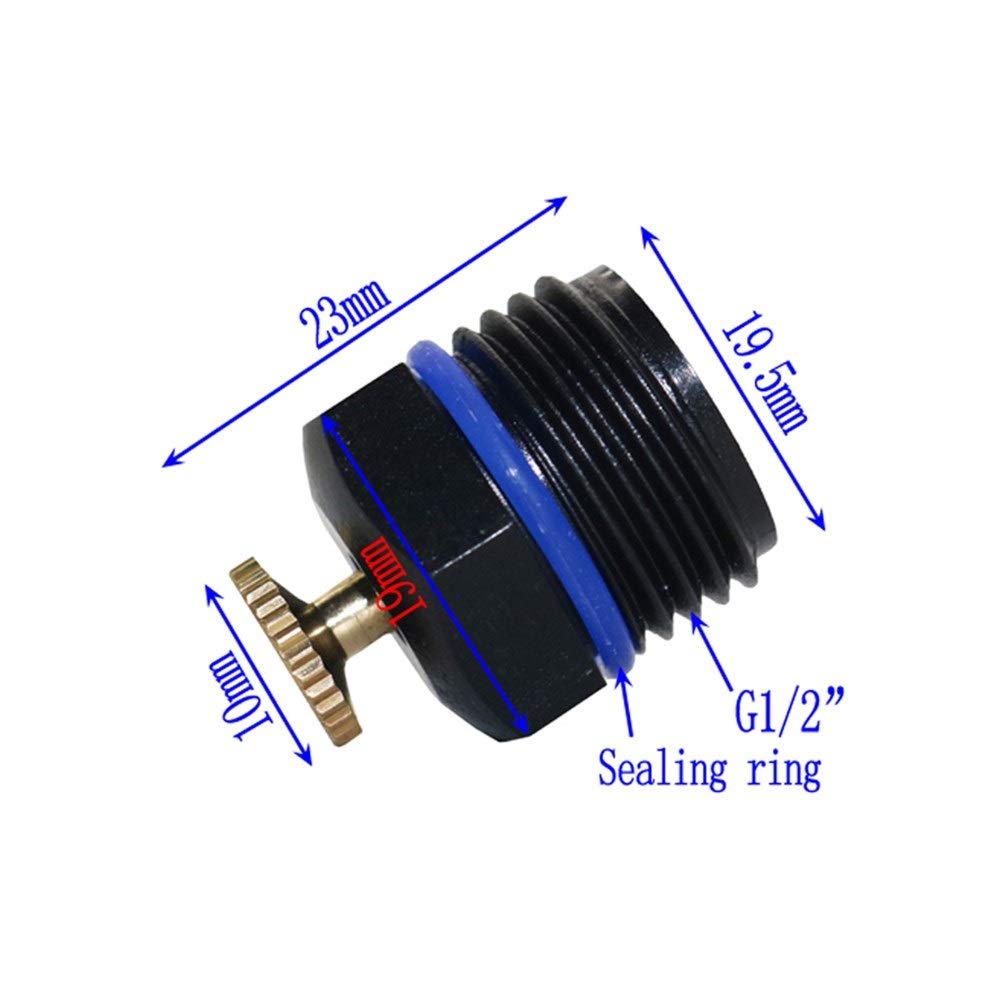 Irrigatore da Giardino 50 Pezzi 1/2" Irrigatori for irrigazione da Giardino Testa a spruzzo d'Acqua Regolabile Strumenti for irrigazione Gocciolatore a Micro-iniezione Testa a Goccia