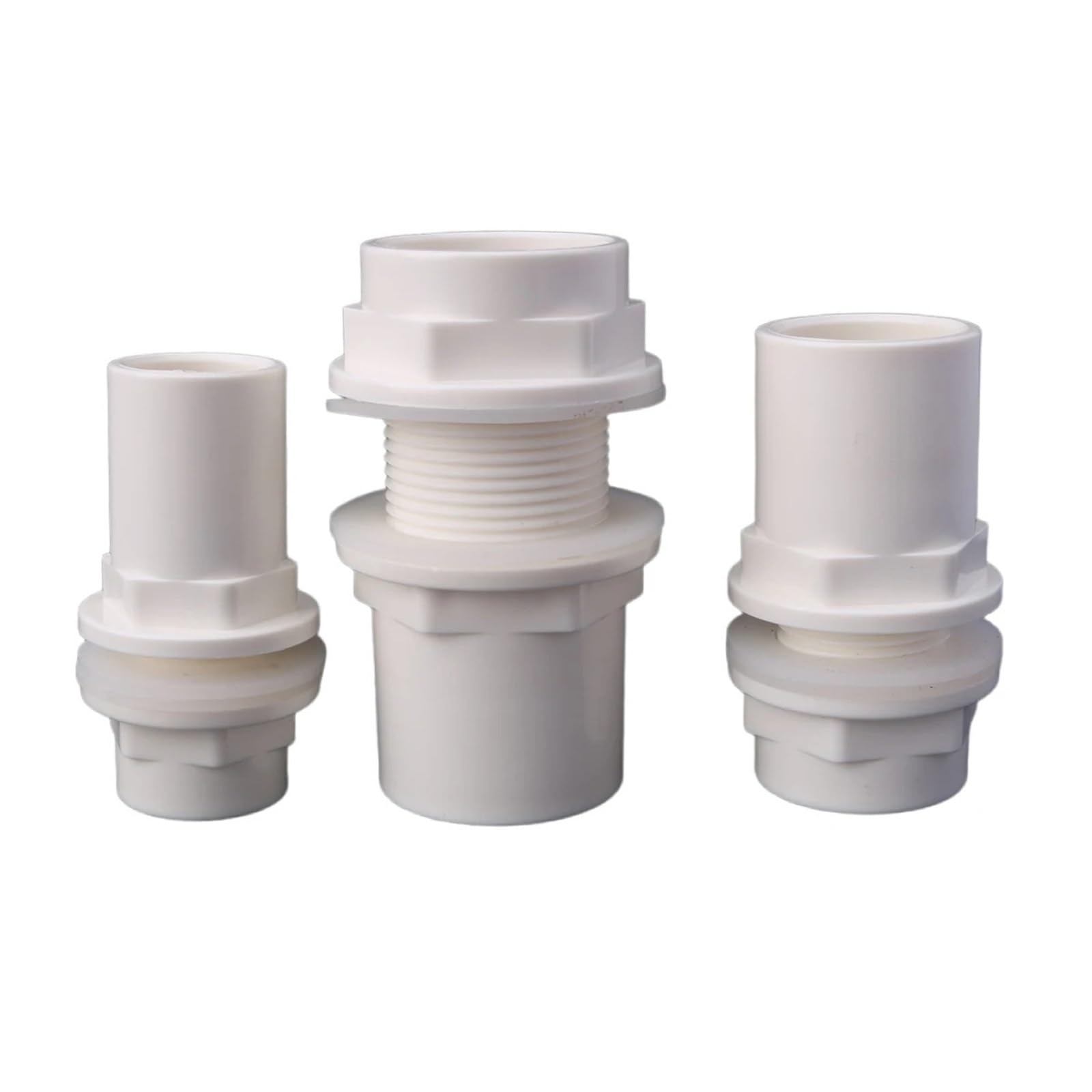 Merriyard One Color Conduit Fittings,Pvc Fish Tank Drainage Pipe Connector 20-50Mm White(50Mm)