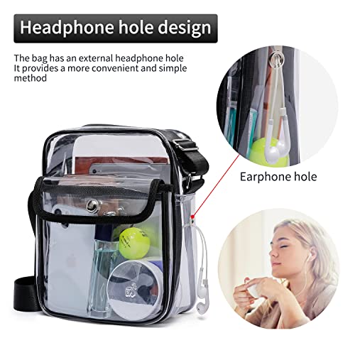 Yh&Gs Clear Purse, Clear Stadium Bag Approved For Concerts Sports Events #TOP3