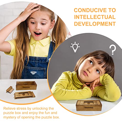 Wooden Cash Gift Card Puzzle Box With Secret Compartments, Surprise Holder Money Puzzle Gift Boxes Challenging Puzzle Brain Teasers For Adults #TOP3