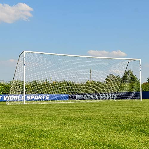 FORZA Alu60 Soccer Goals [10 Sizes] | Club Spec Premium Weatherproof Soccer Goal Posts | Soccer Practice Equipment | Soccer Goals | Soccer Goal & Soccer Nets (Single, 12ft x 6ft)