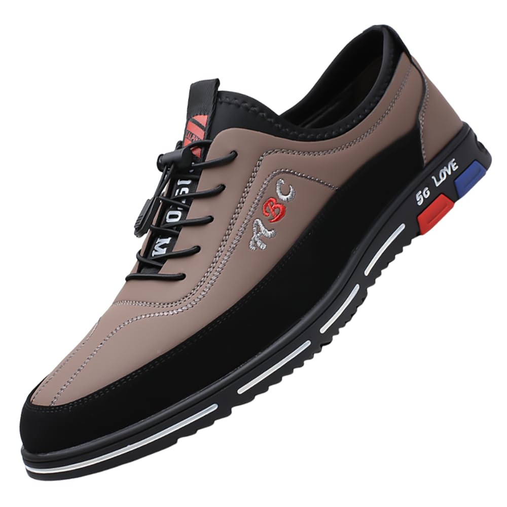 Chaussures de golf décontractées en cuir pour homme - Mocassins cassables et antidérapants - Chaussures de sport légères