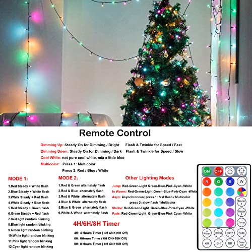 Joomer 4Th Of July String Lights Red White Blue Lights 98 Ft 300 Led Color Changing String Lights With Remote Timing Christmas Lights For Independence Day Indoor Outdoor Party Home Tree Decor #TOP1