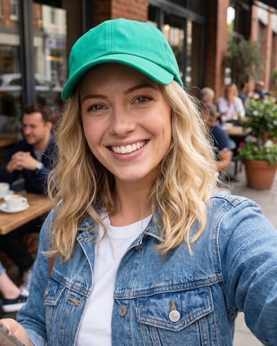 Image of Womens Satin Lined Unstructured Baseball Cap Unisex Silk Lining Washed Cotton Adjustable Vintage Dad Hat
