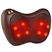 Cuscino Massaggiante Shiatsu con 8 Nodi, Massaggiatore Cervicale Collo con Funzione di Calore, Massaggiatore Schiena Elettrico, 3 Velocità & Timer, Cuscino Cervicale Massaggiante per Casa Ufficio Auto
