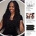 Feather Crochet Hair Extensions Pre Looped Crochet Human Hair Curly For Black Women Pre Separated Knotless Deep Wave 18inch 120g