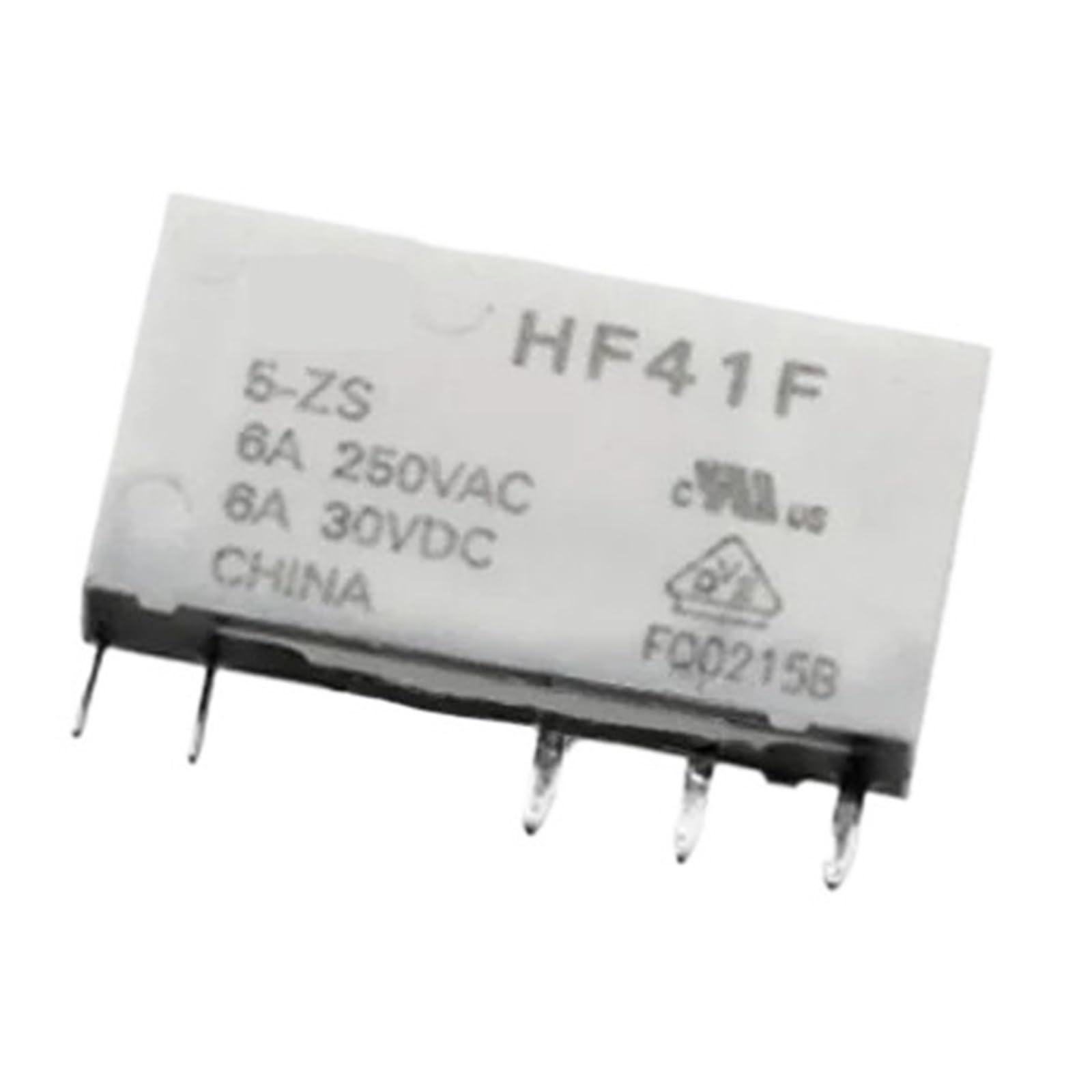 Relais HF41F 12V 6A à 5 broches avec haute capacité de commutation 250V