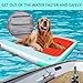 Inflatable Dock, Load-Bearing 200 pounds, Dog pet ramp, Suitable for Swimming Pools, Boat Docks, Lakes, Beach use Water Sports Platform.