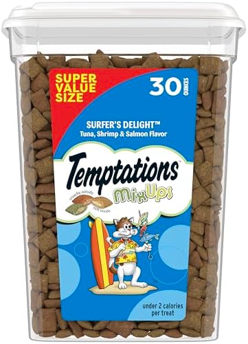 Temptations Cat Treats MixUps Surfer's Delight, Tuna, Shrimp, Sal...