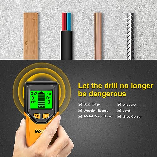 Stud Finder Wall Scanner - 5 in 1 Stud Detector with Intelligent Microprocessor chip and HD LCD Display, Stud Sensor Beam Finders for the Center and Edge of Wood AC Wire Metal Studs Joist Pipe - Thumbnail 5