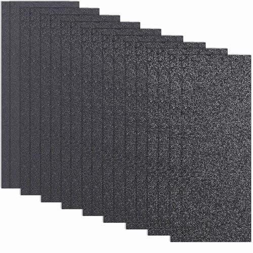 Image of 18Pcs Sandpaper 120/180/240/320/400/600/800/1000/2000 Grit, Epehio Wet And Dry Sandpaper For Cars Metal Plastic Wood Walls, Assorted Sandpaper Sheets 9x3.6 Inch