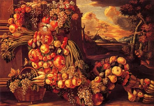 L'été de Giuseppe Arcimboldo Toile pour raviver les couleurs d'un salon sombre