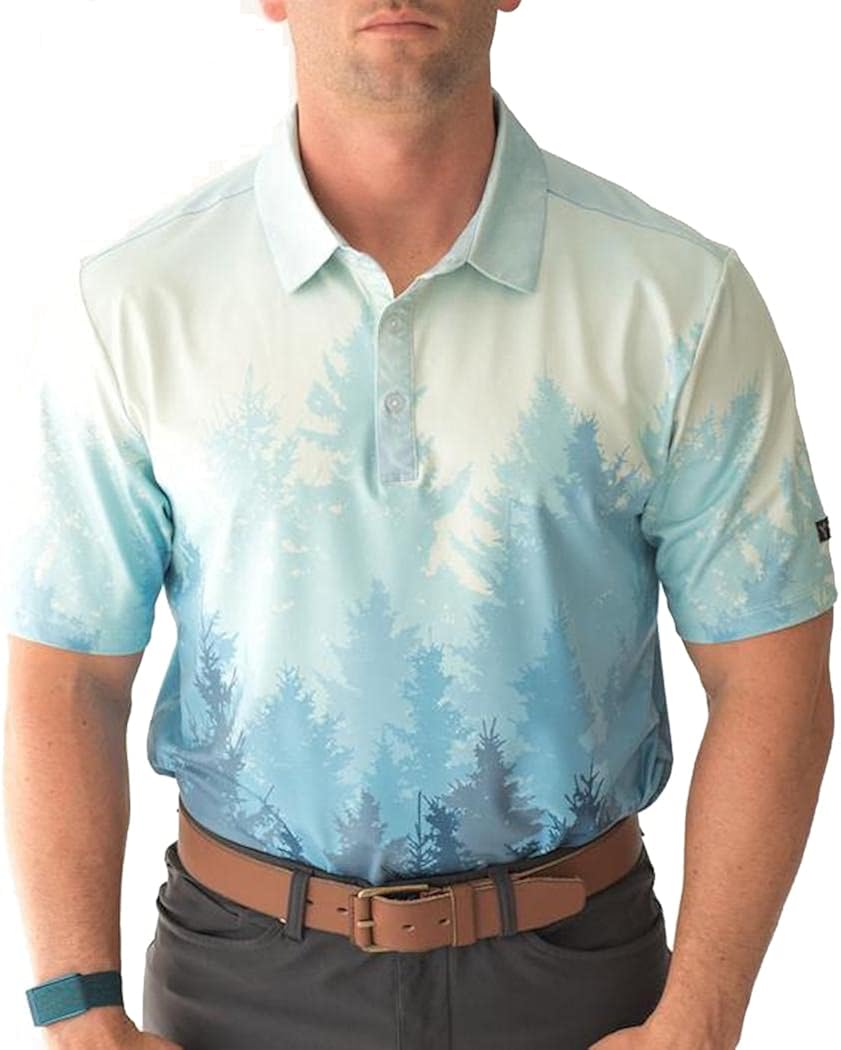 YATTA GOLF Standout Performance Golf Polo Shirts Men’s