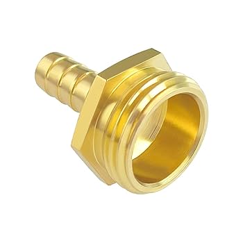 6 Pack Brass Garden Hose Connectors,2 Double Male Connector,2 Hose 1/2u2033 End Quick Connect 2 Hose Tap Connector For Join Garden Hose Pipe