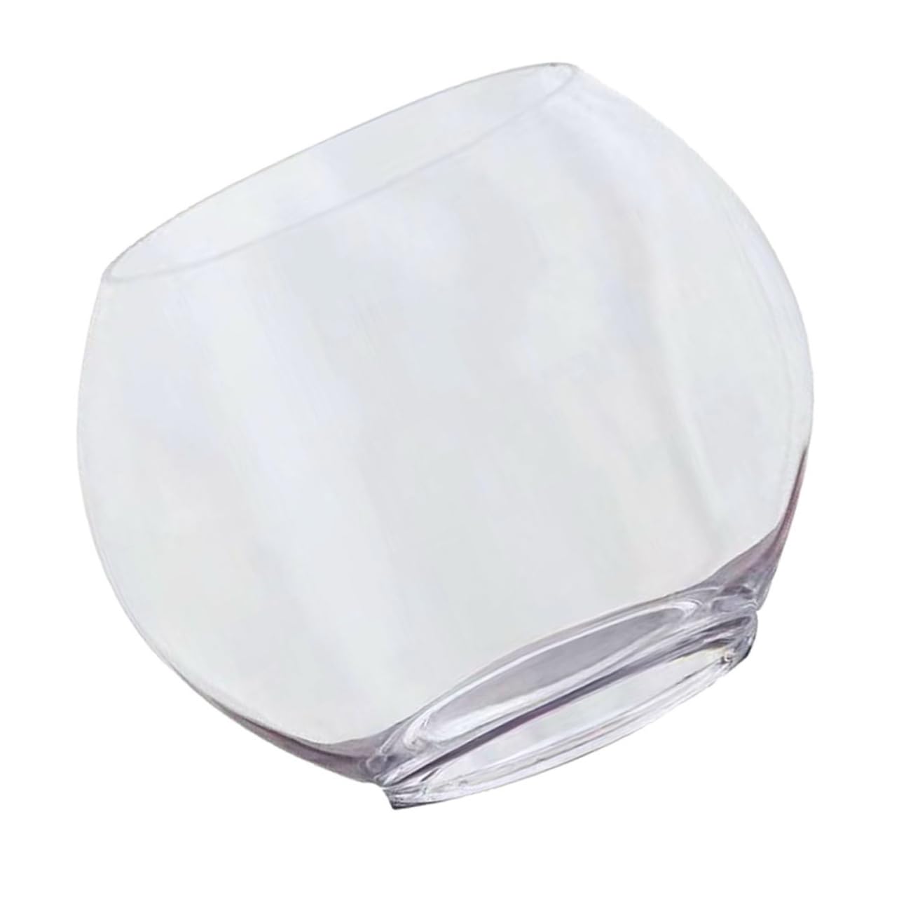 Vase en verre transparent haut de gamme pour décoration et aquarium