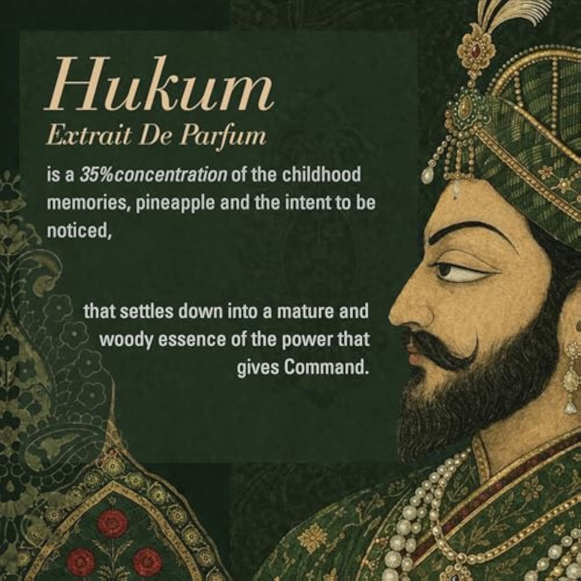 HUKUM Command, Extrait de Parfum for Men 50ml