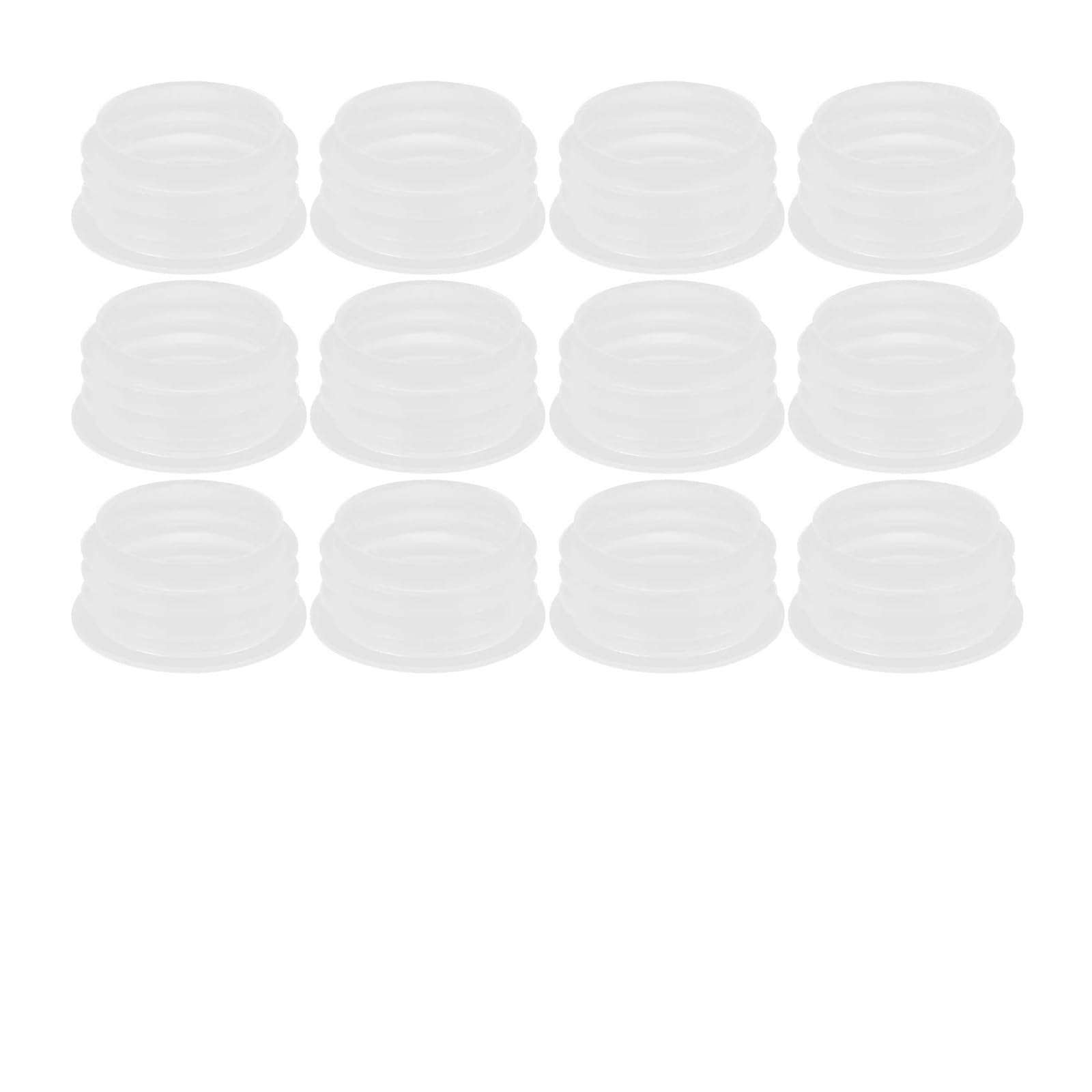 Tapones de tapón Botella 400 Piezas for contenedor Vaso Laboratorio | Tapas de salero y pimentero, cubiertas redondas, tapones for agujeros for equipos educativos, 0,83x0,39 pulgadas